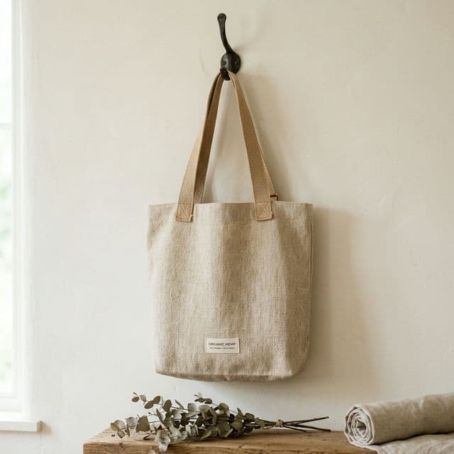 Hemp Reusable Tote Bag
